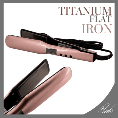 Titanium Flat Iron Pink-Peaches n Cherries
