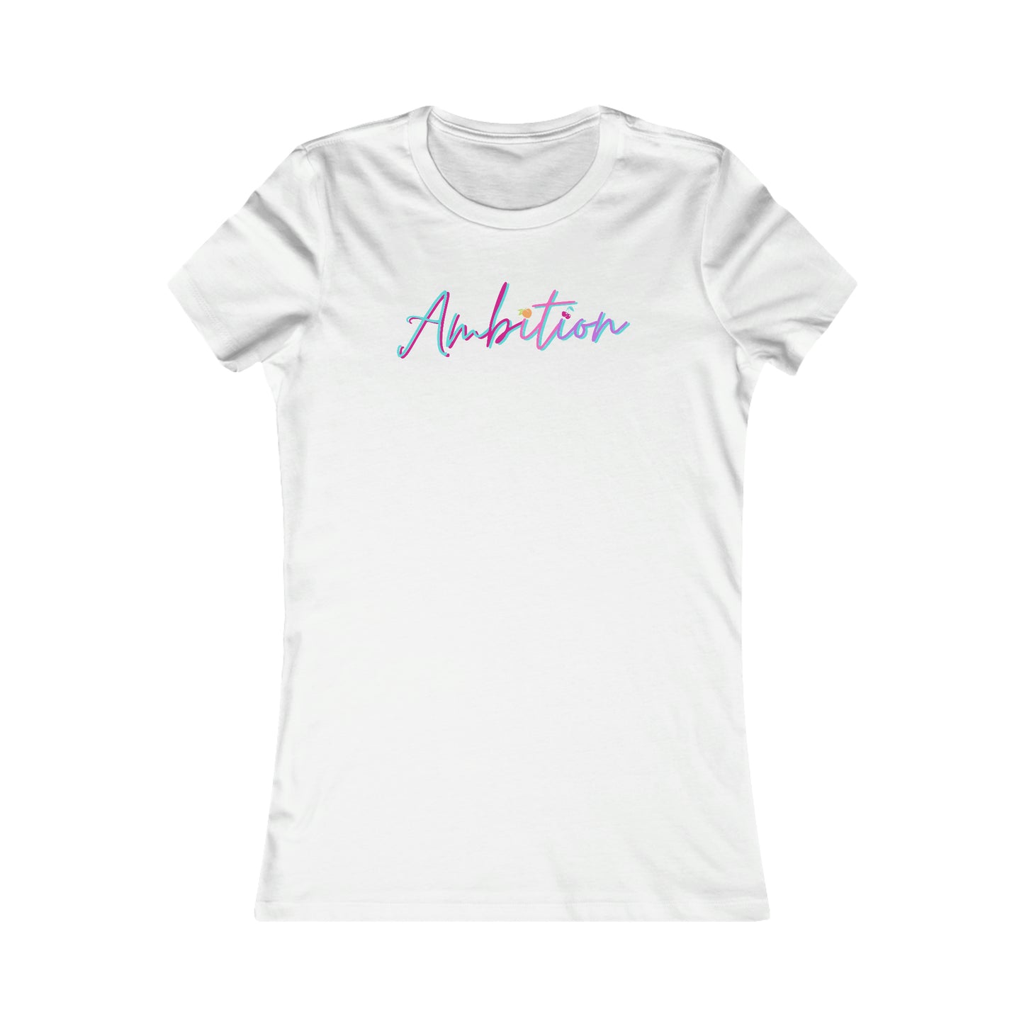 Ambition Slim Tee-Peaches n Cherries