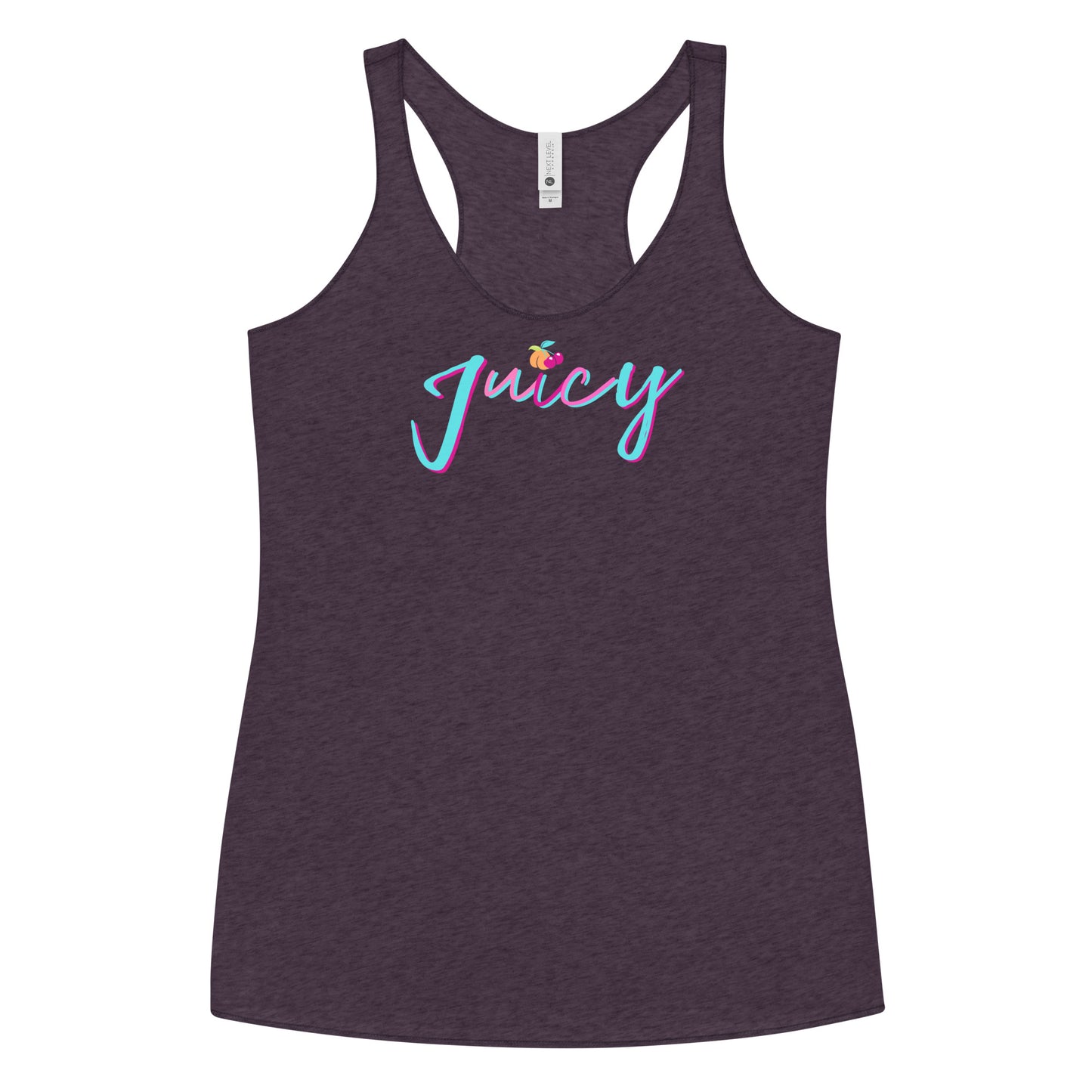 Juicy Racerback Tank-Peaches n Cherries