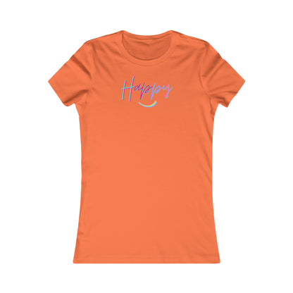 Happy Slim Tee-Peaches n Cherries