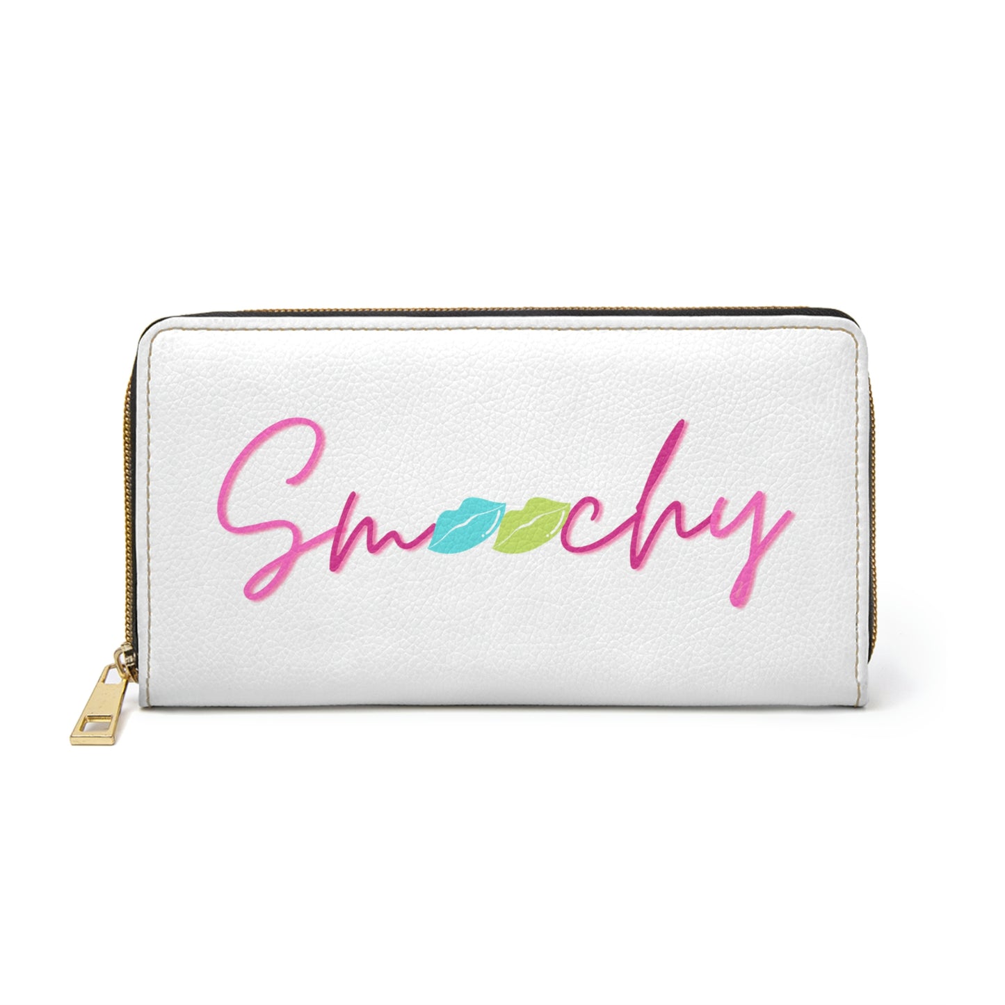 Smoochy White Leather Wallet