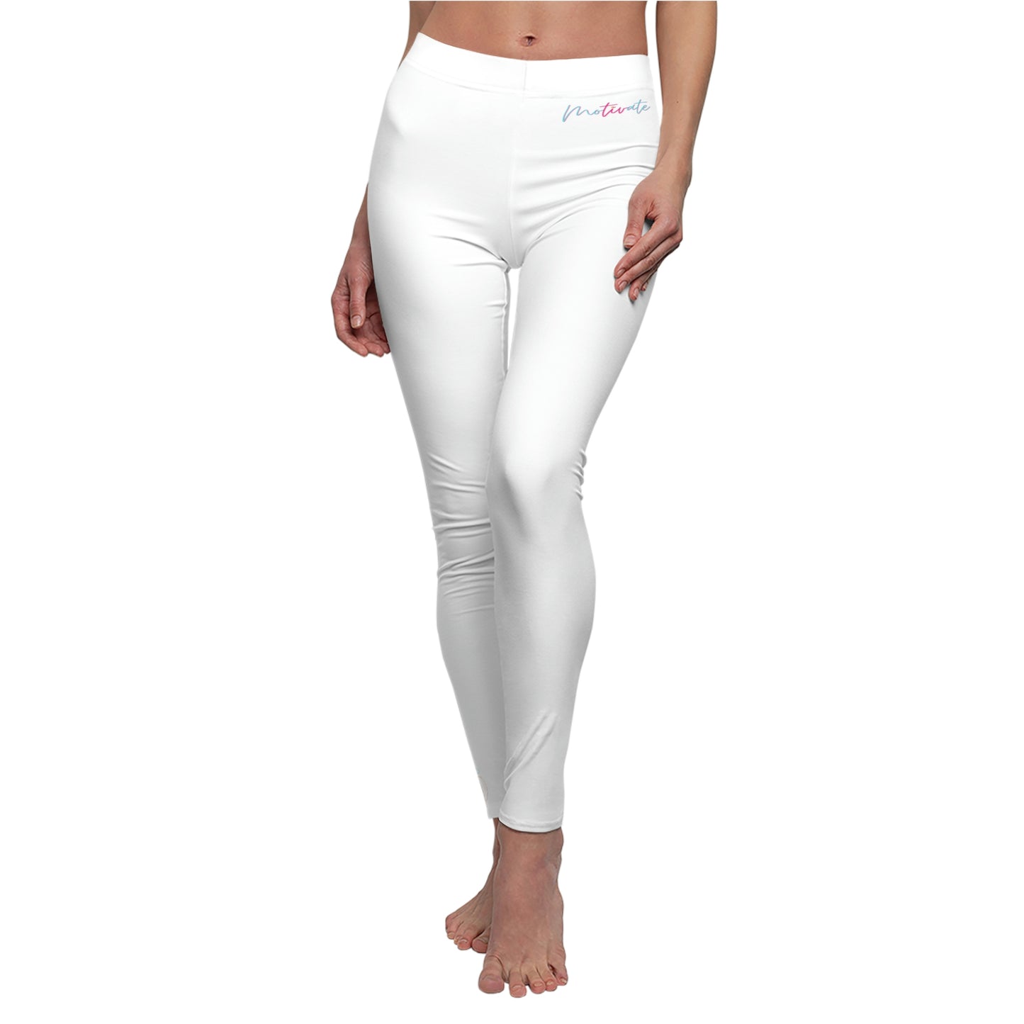 Motivate Sports White Leggings