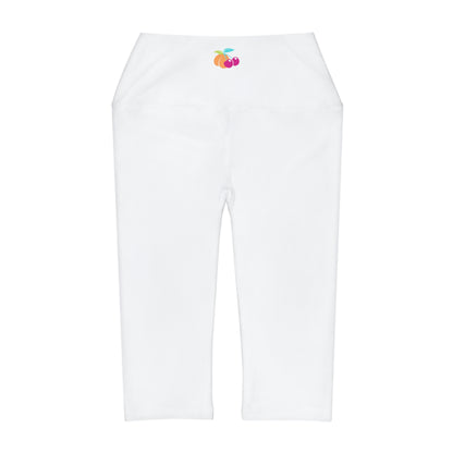 Capri White Leggings