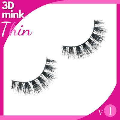 3D Mink Lashes Thin v1