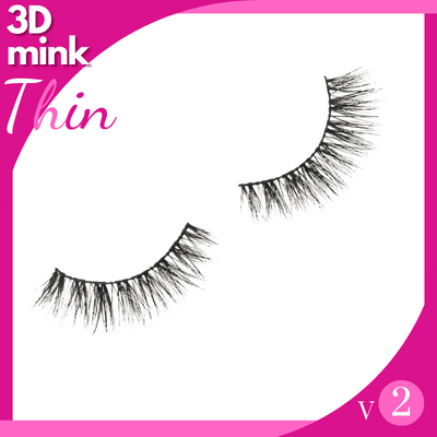 3D Mink Lashes Thin v2