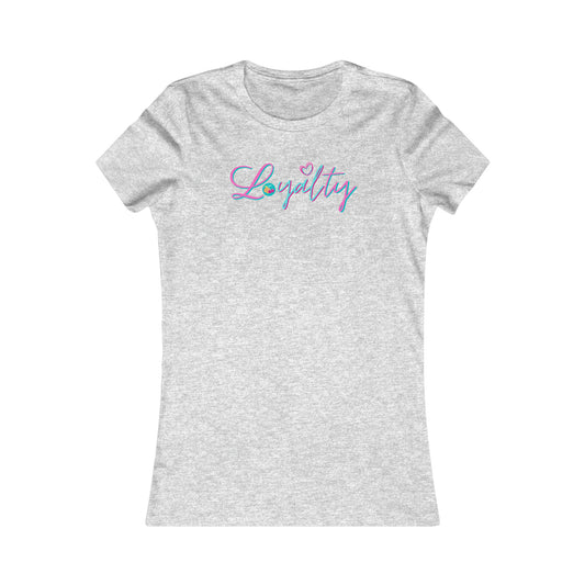 Loyalty Slim Tee-Peaches n Cherries