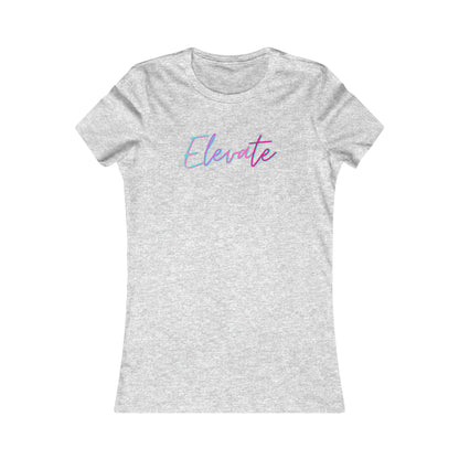 Elevate Slim Tee-Peaches n Cherries