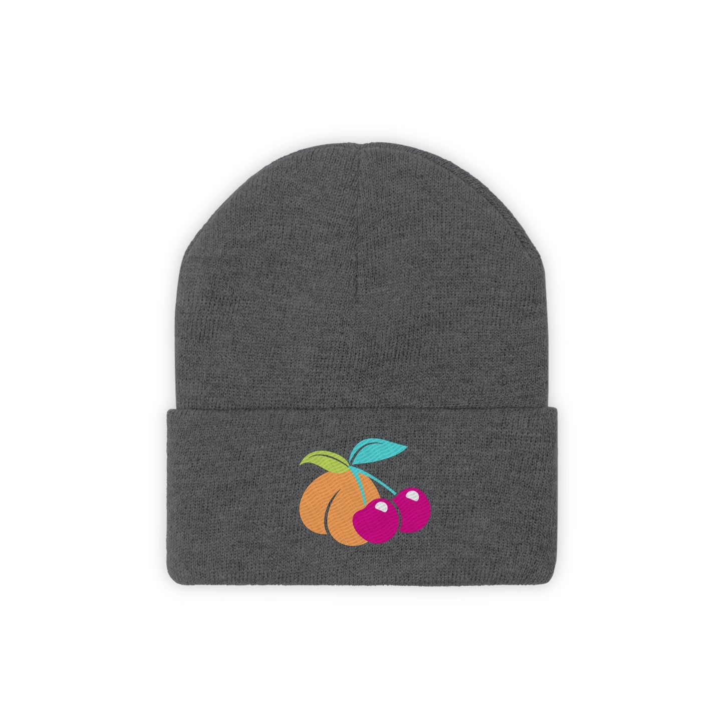 Fruitful Knit Beanie-Peaches n Cherries