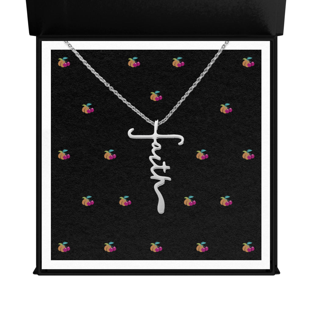 Power Of Faith Necklace-Peaches n Cherries