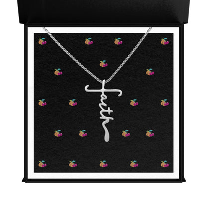 Power Of Faith Necklace-Peaches n Cherries