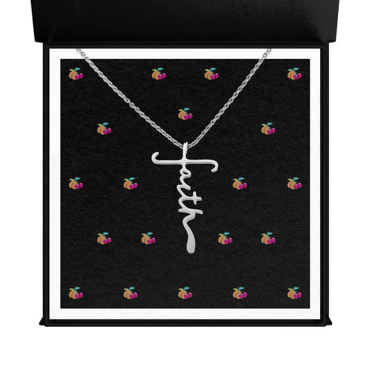 Power Of Faith Necklace-Peaches n Cherries