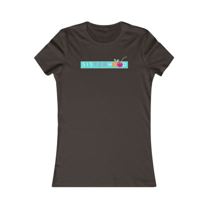 Sisterhood Slim Tee-Peaches n Cherries