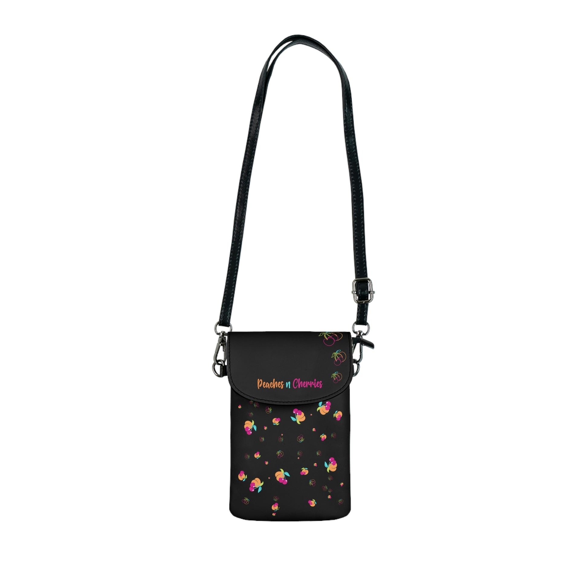 Fruitful Phone Purse-Peaches n Cherries