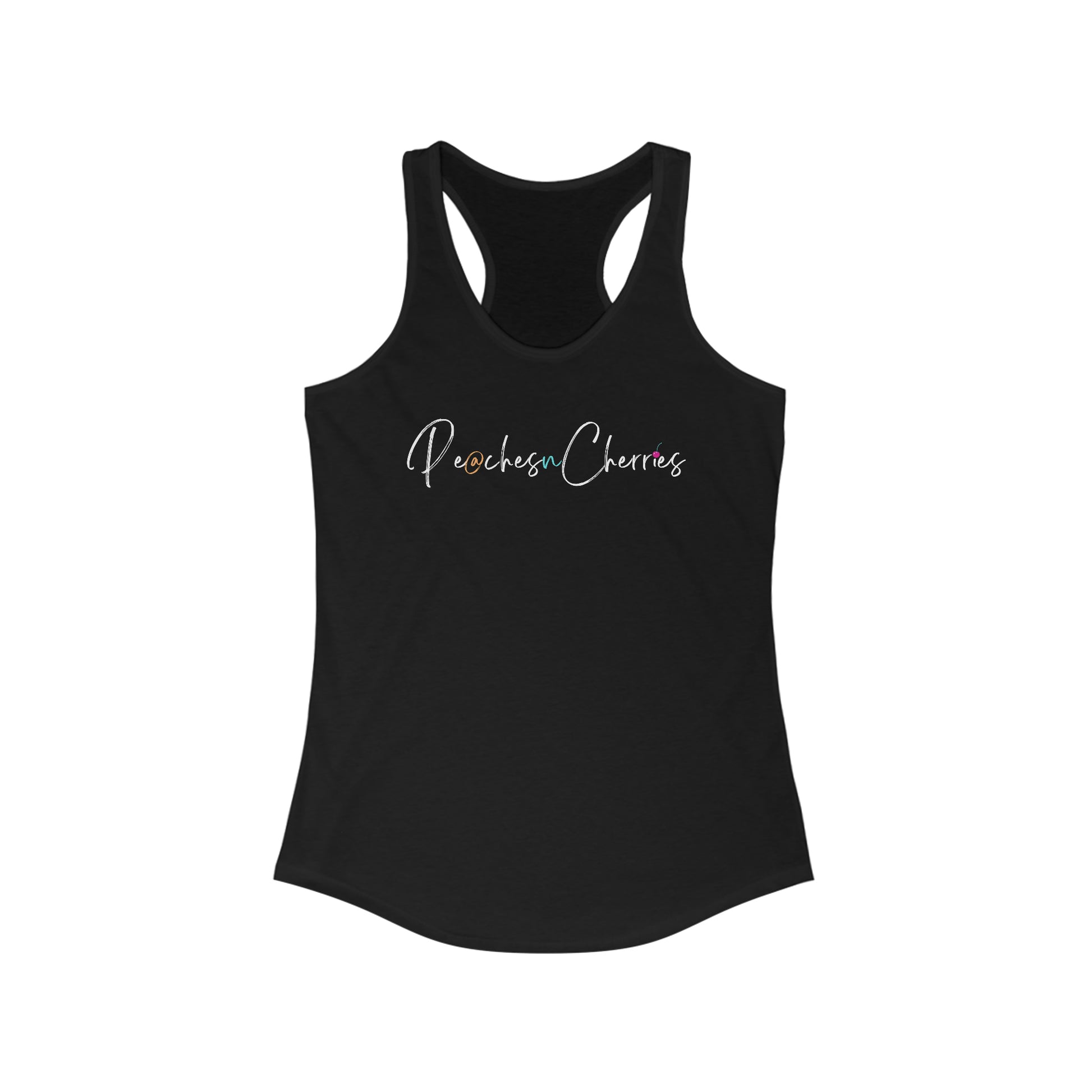 Favorite Racerback Tank-Peaches n Cherries