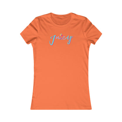 Juicy Slim Tee-Peaches n Cherries