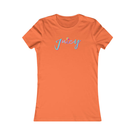 Juicy Slim Tee-Peaches n Cherries