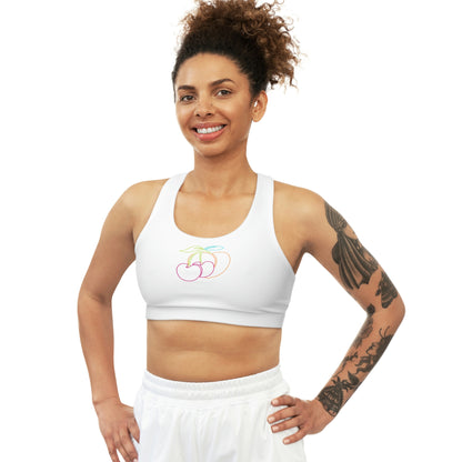 Fruitful White Sports Bra