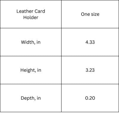 Smoochy Leather Card Holder