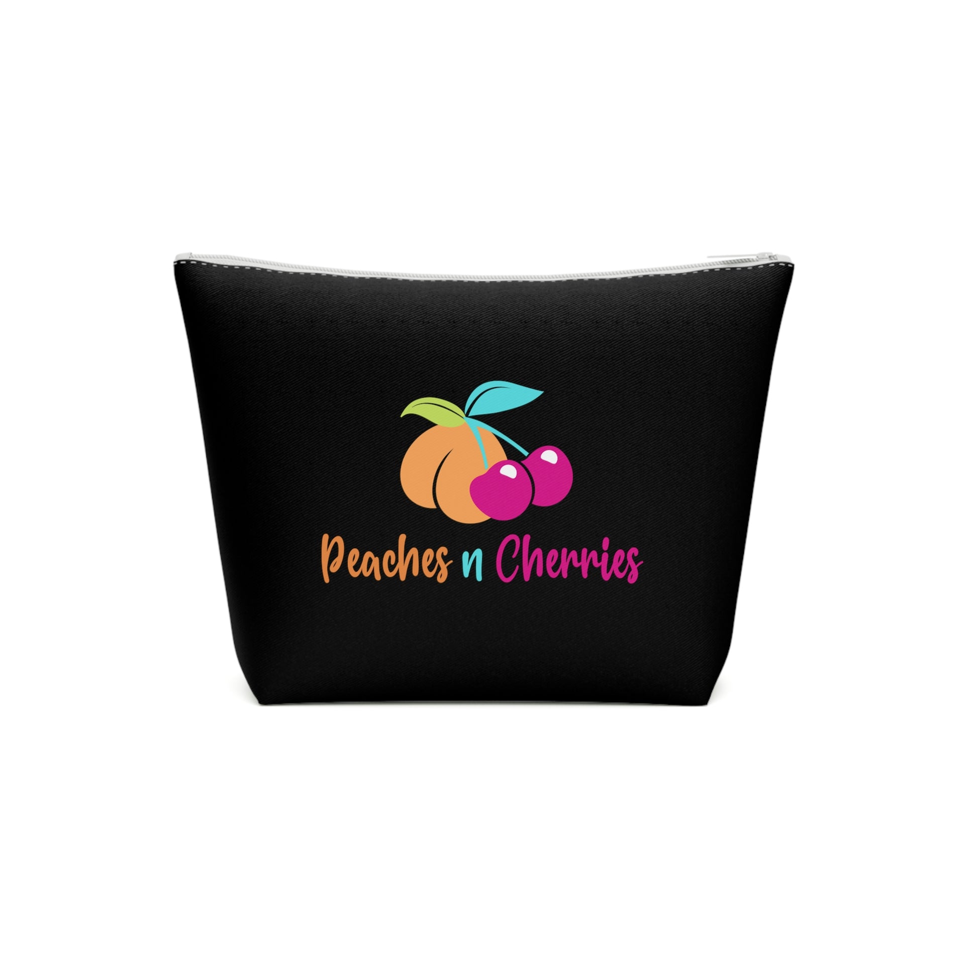 100% Cotton Cosmetic Bag-Peaches n Cherries