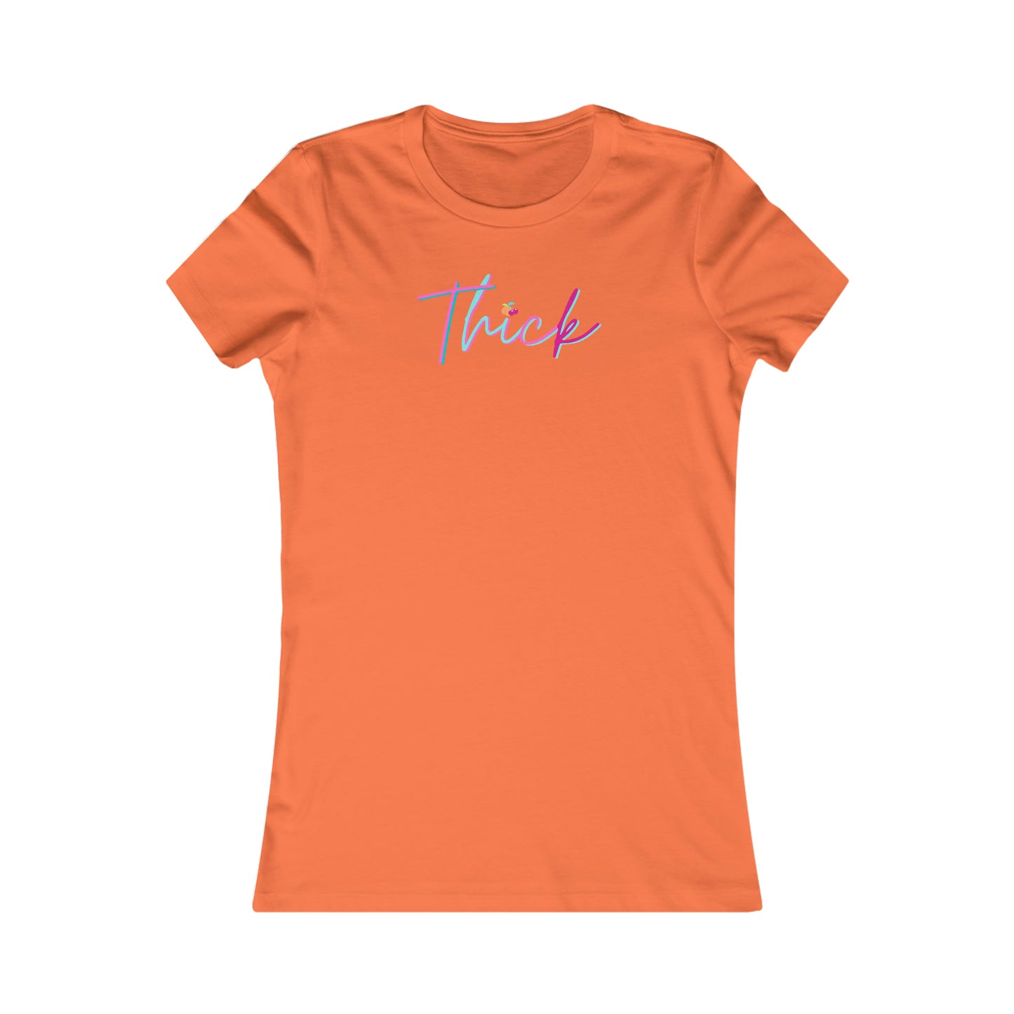 Thick Slim Tee-Peaches n Cherries