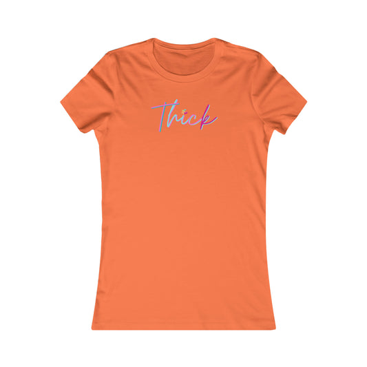 Thick Slim Tee-Peaches n Cherries