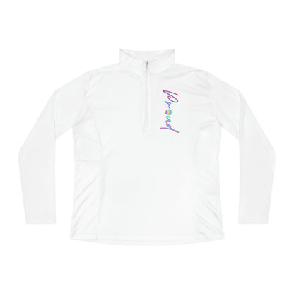 Proud-Quarter Zip Pullover-Peaches n Cherries