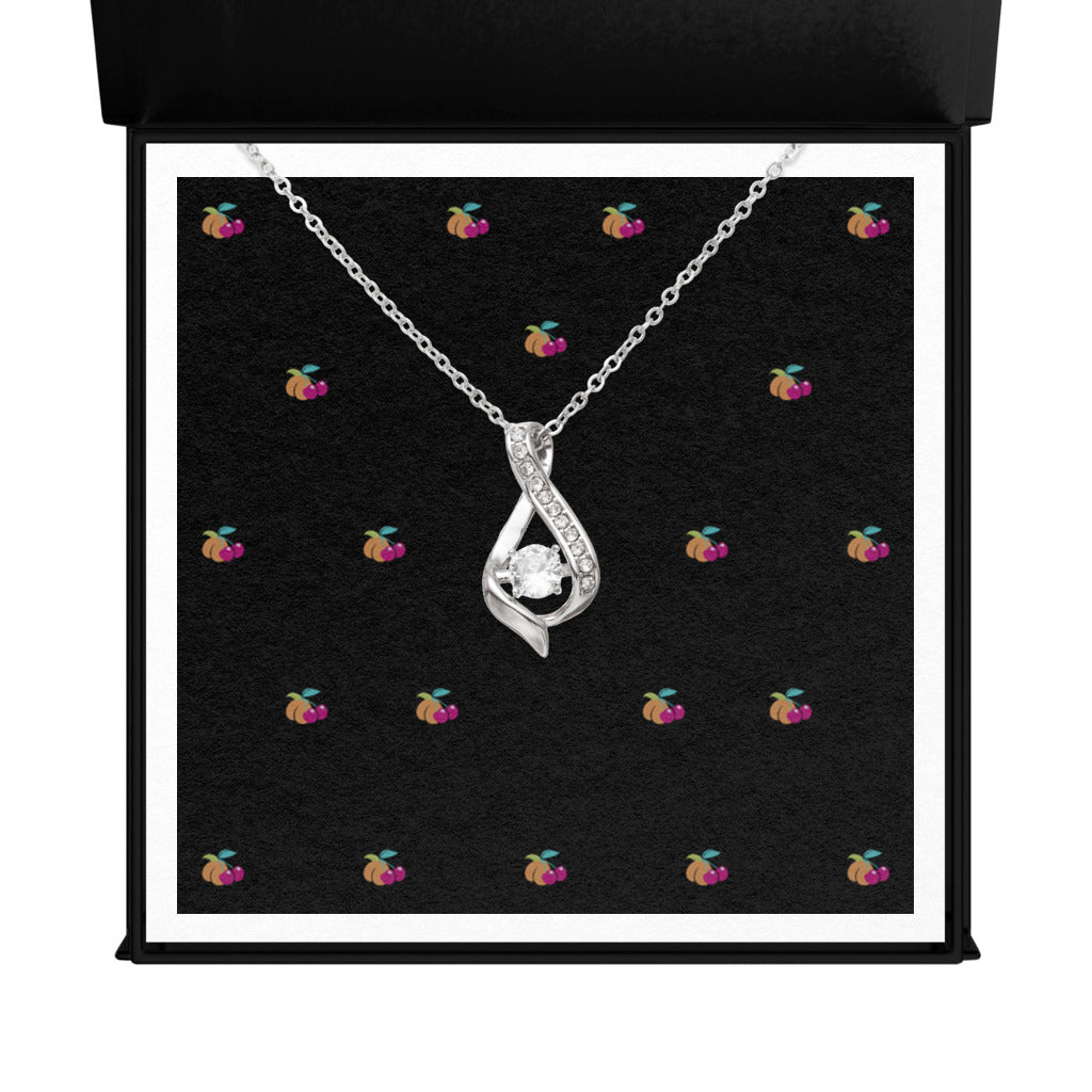 Pendant Necklace-Peaches n Cherries