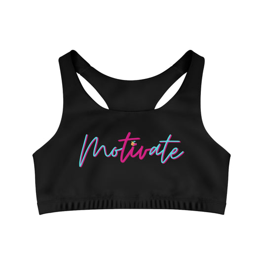 Motivate Sports Bra-Peaches n Cherries