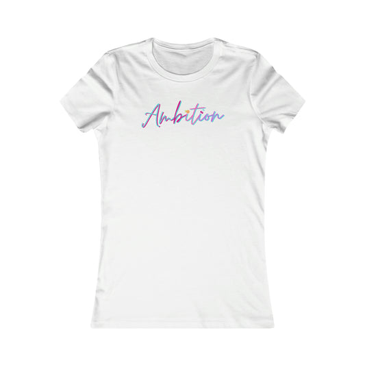 Ambition Slim Tee-Peaches n Cherries
