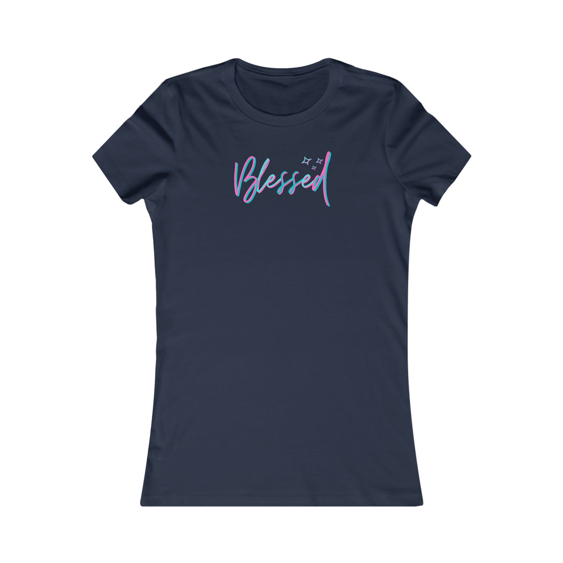 Blessed Slim Tee-Peaches n Cherries
