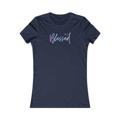 Blessed Slim Tee-Peaches n Cherries