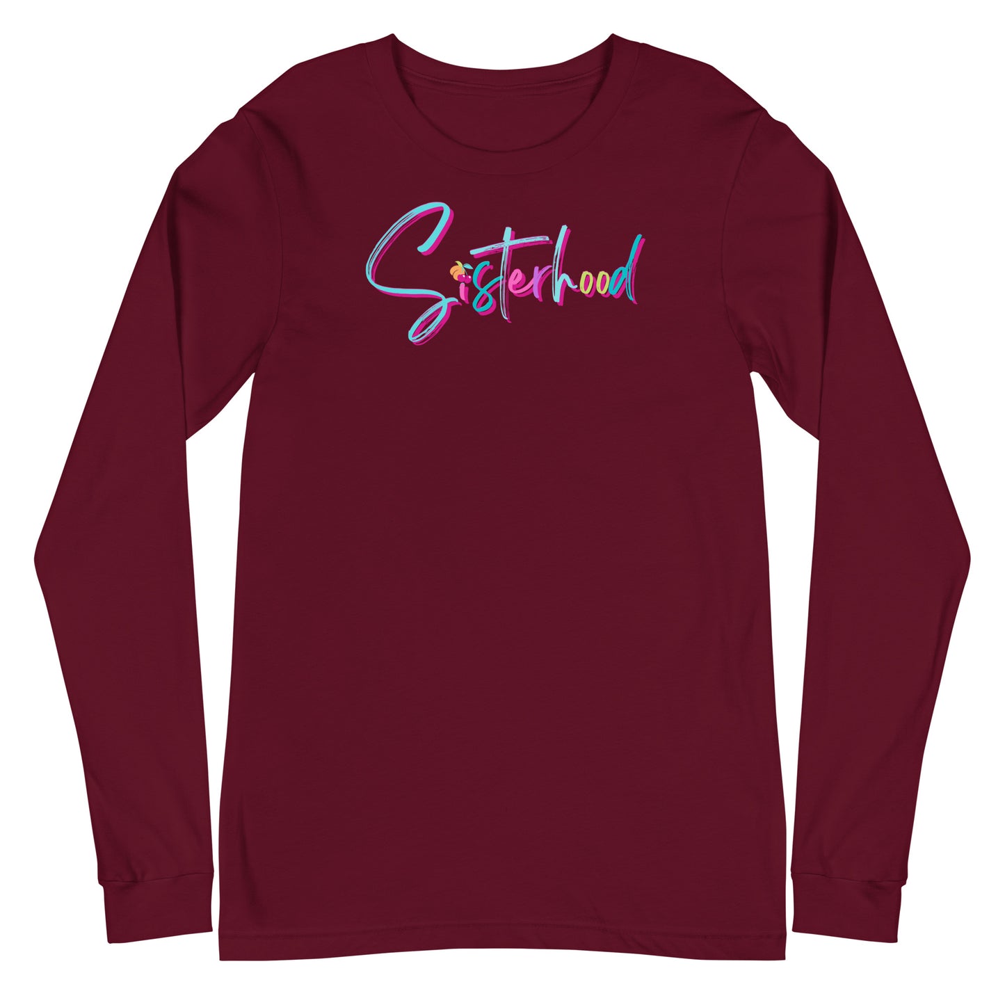 Sisterhood Signature Long Sleeve Shirt-Peaches n Cherries