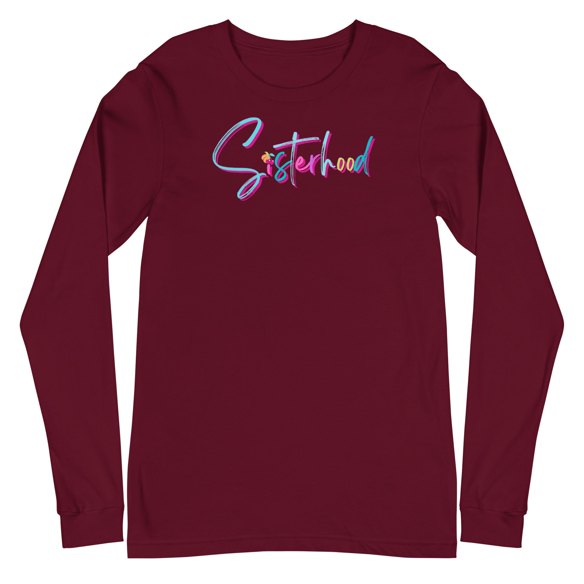 Sisterhood Signature Long Sleeve Shirt-Peaches n Cherries