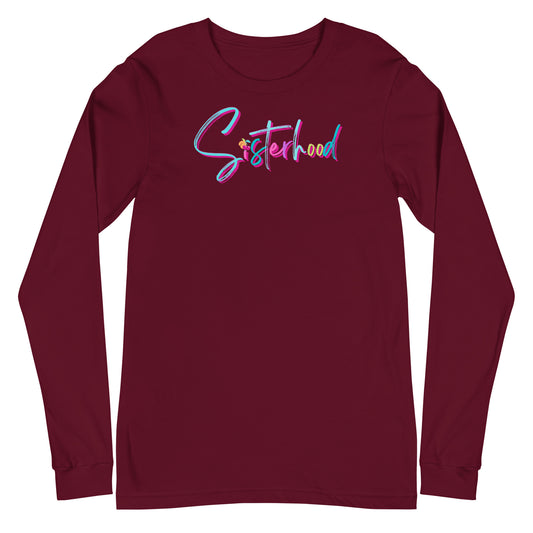 Sisterhood Signature Long Sleeve Shirt-Peaches n Cherries