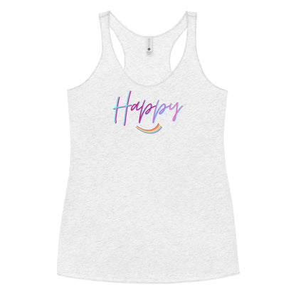 Happy Racerback Tank