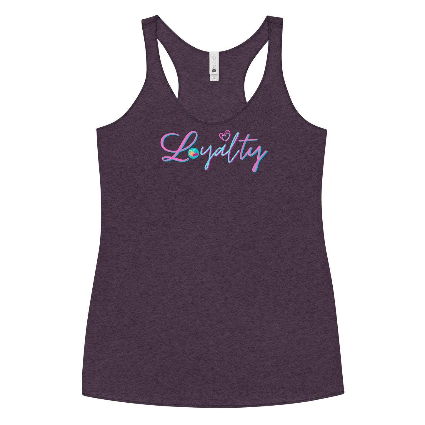 Loyalty Racerback Tank-Peaches n Cherries