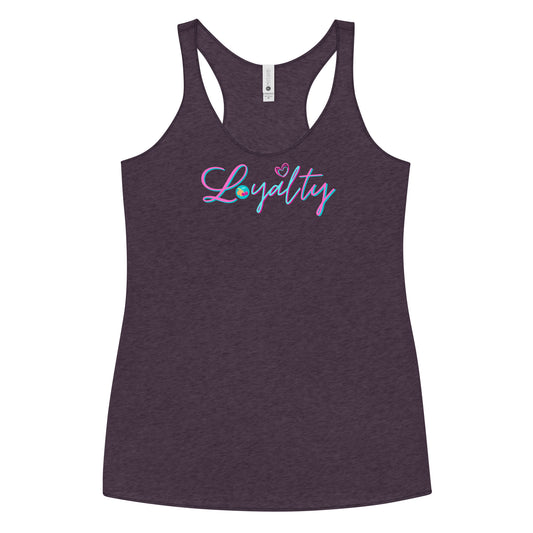 Loyalty Racerback Tank-Peaches n Cherries