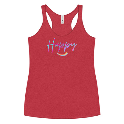 Happy Racerback Tank