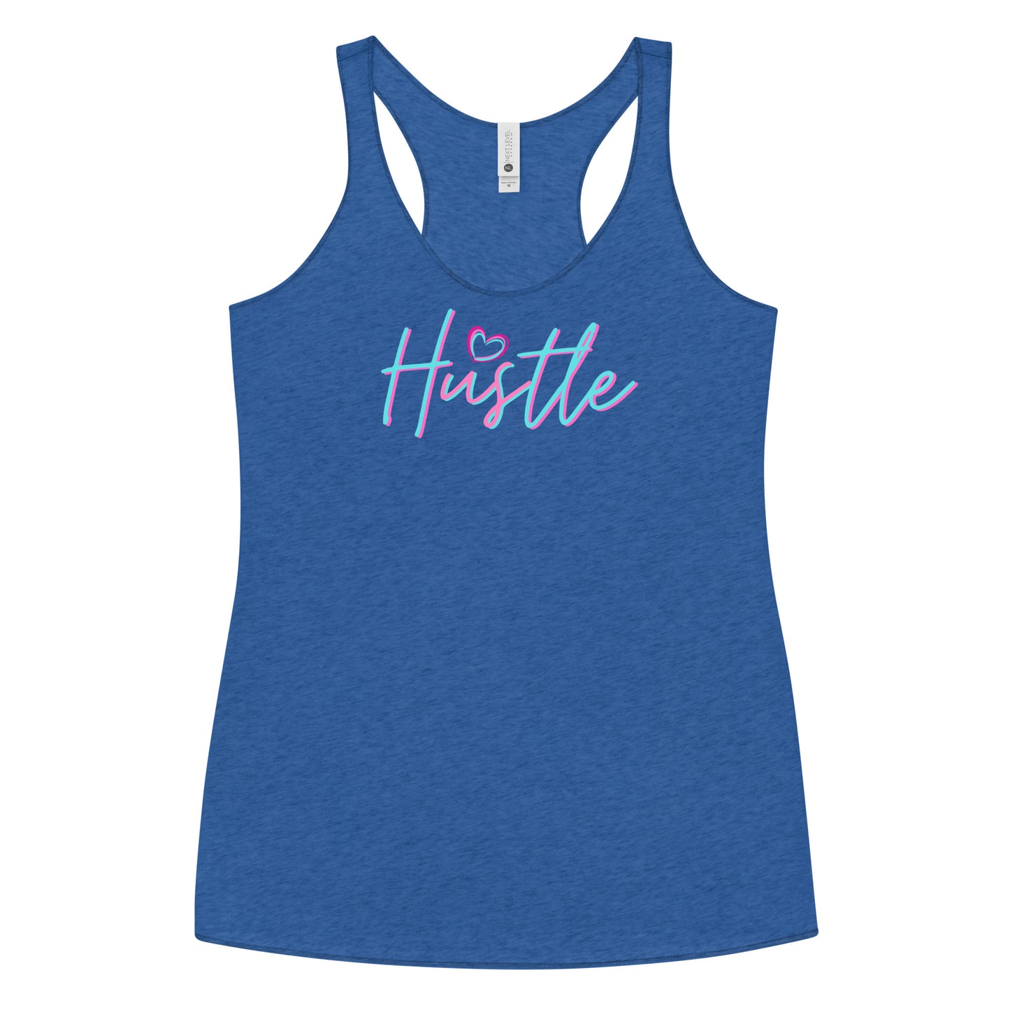 Hustle Racerback Tank-Peaches n Cherries