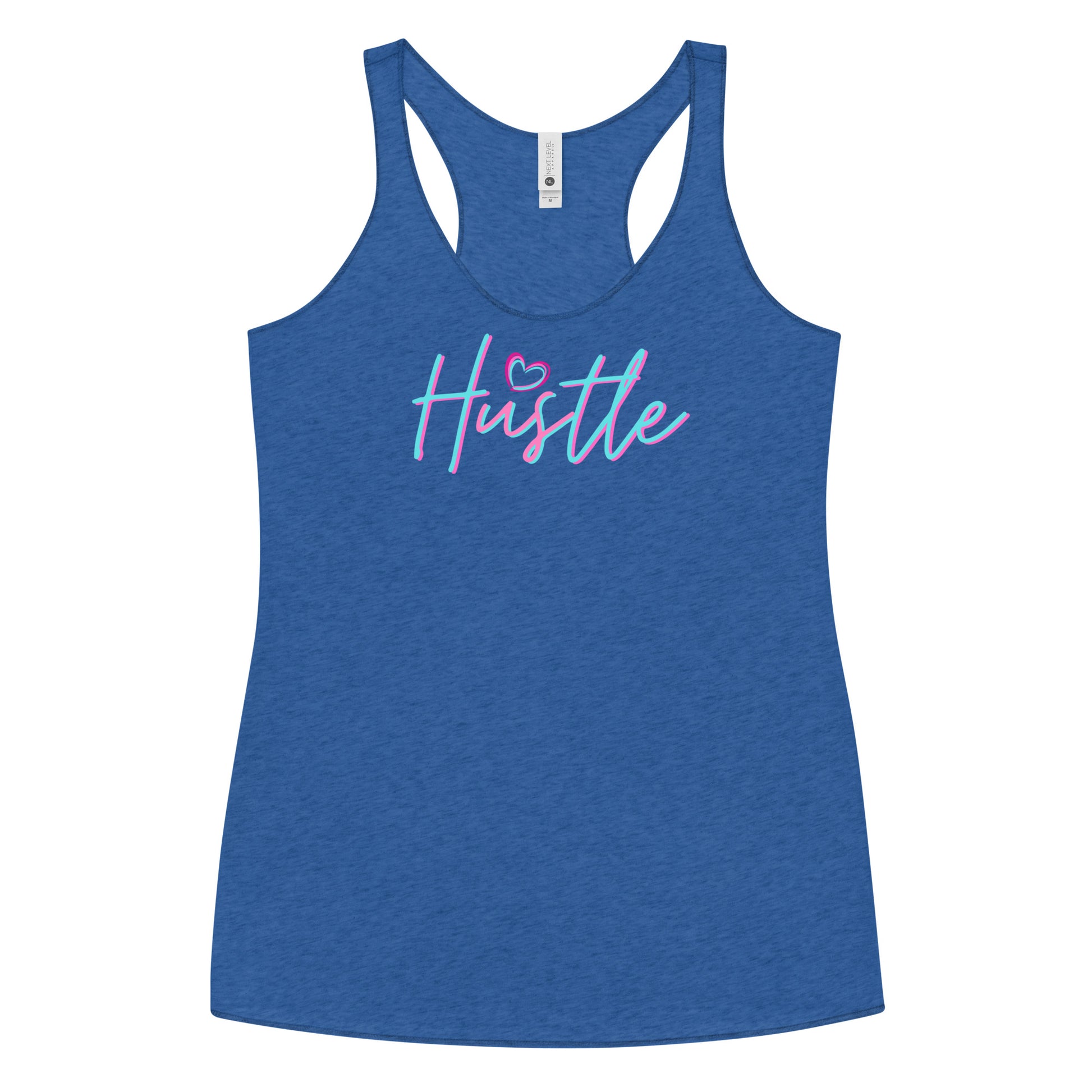Hustle Racerback Tank-Peaches n Cherries