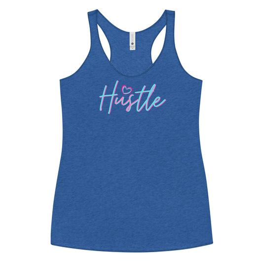 Hustle Racerback Tank-Peaches n Cherries