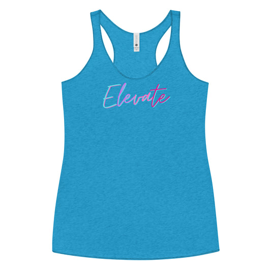 Elevate Racerback Tank-Peaches n Cherries