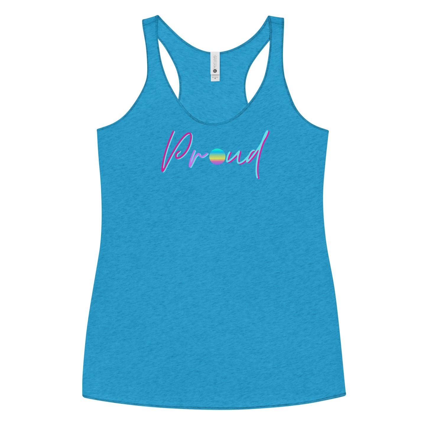 Proud Racerback Tank-Peaches n Cherries